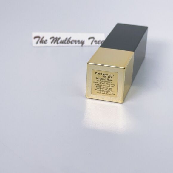 Estée Lauder Pure Color Envy Sculpting Lipsticks #450 Insolent Plum Full Size - Picture 3 of 7